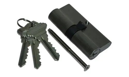 Real euro cylinder profile showing the body and keyway, fitted by Locksmith South London