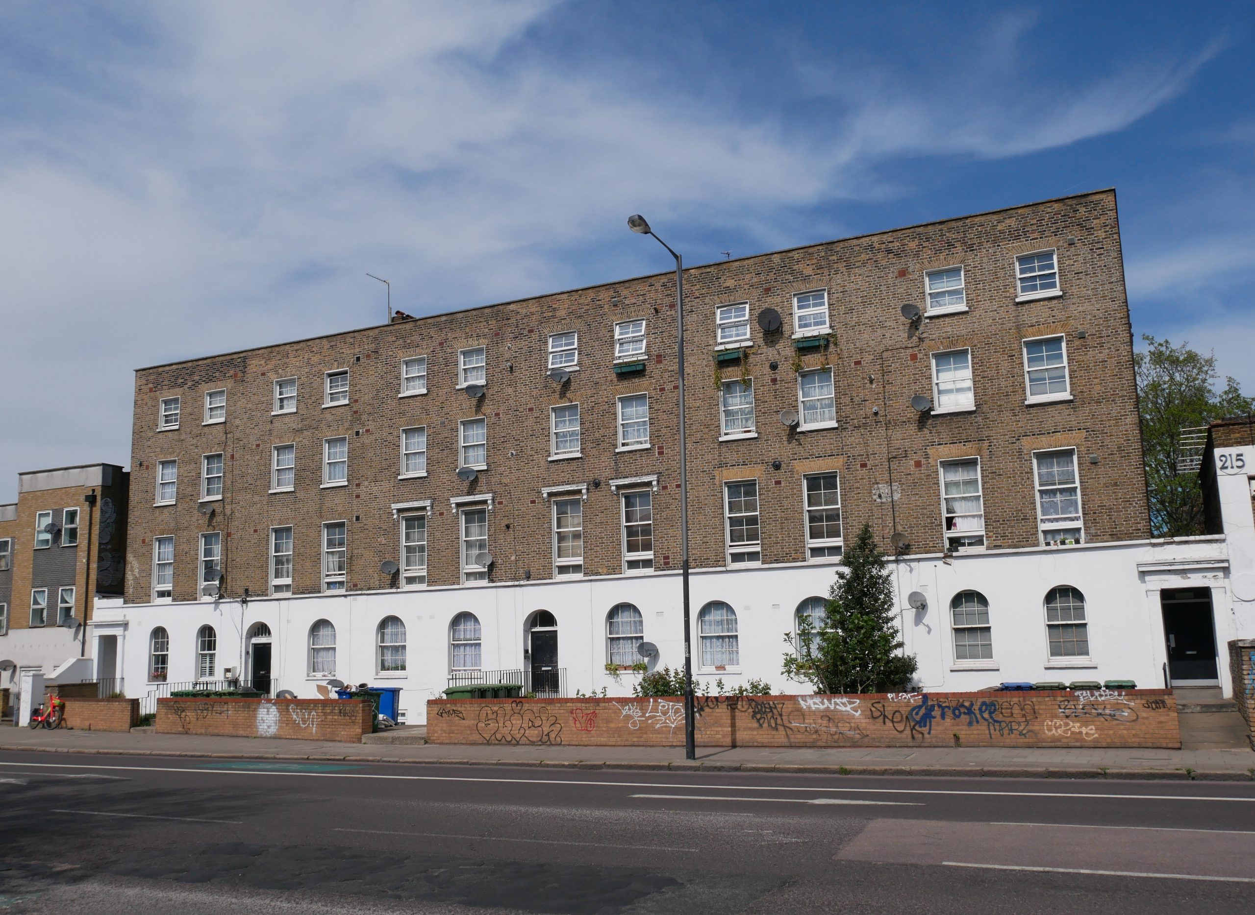 Victorian terraces on Queen's Road Peckham SE15 covered by Locksmith South London