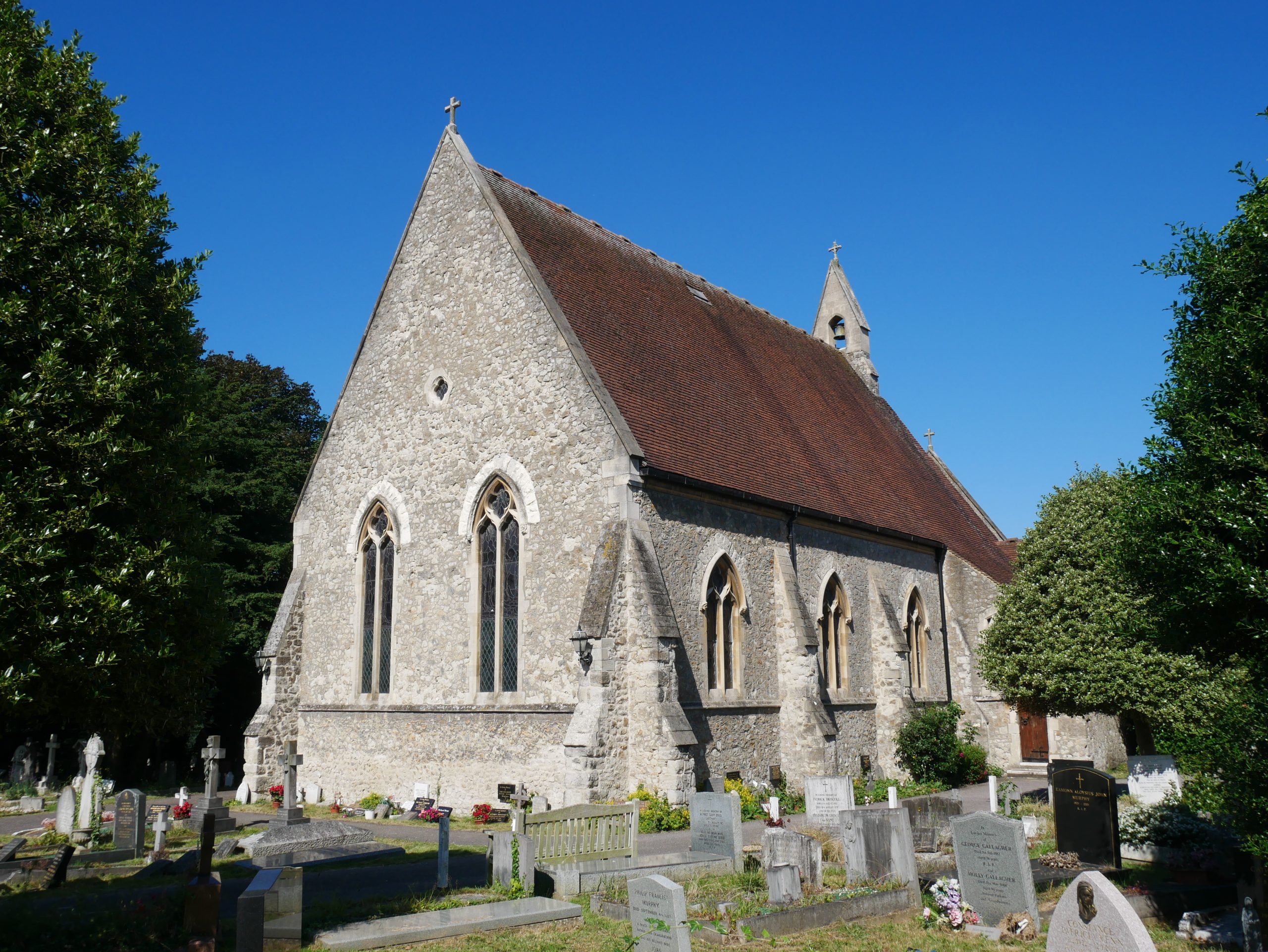 Church of Saint Mary, Chislehurst BR7 - Grade II listed stone church