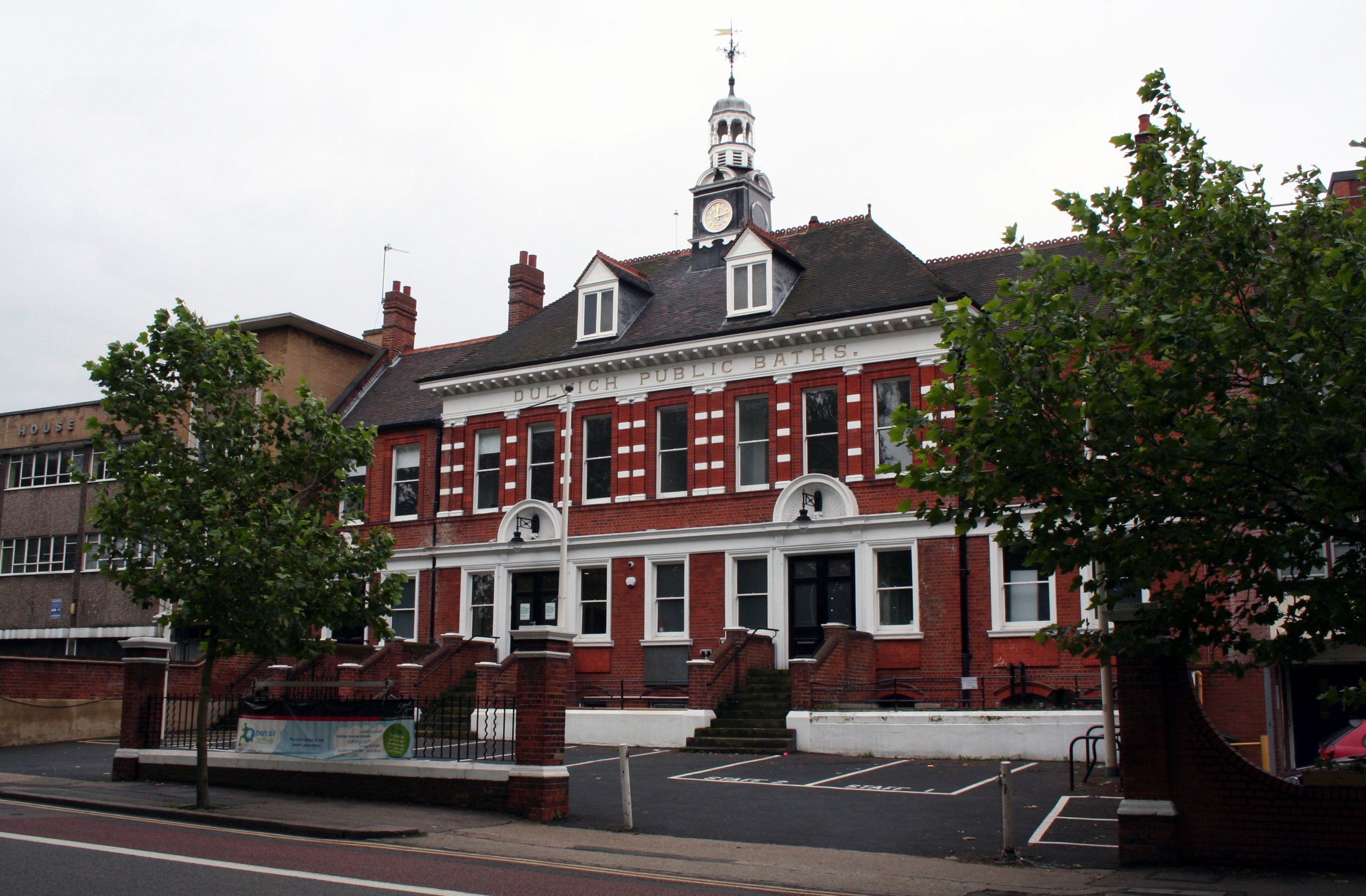 Dulwich Public Baths, the red-brick Victorian landmark on Crystal Palace Road, East Dulwich SE22