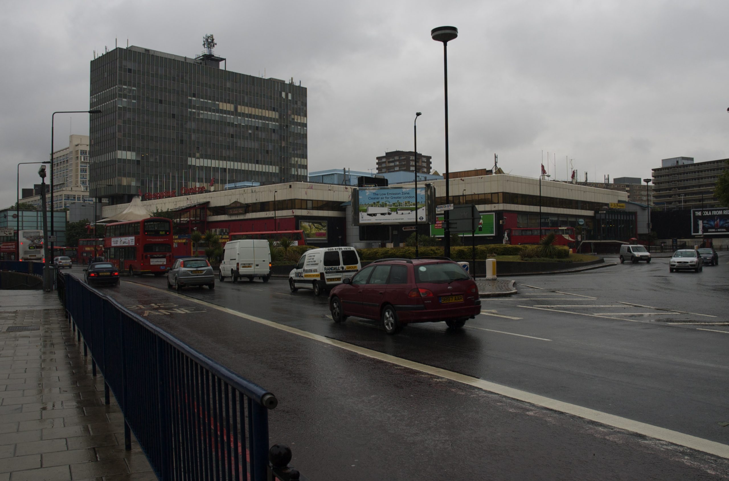 Newington Butts high street and shopping centre at Elephant & Castle SE1