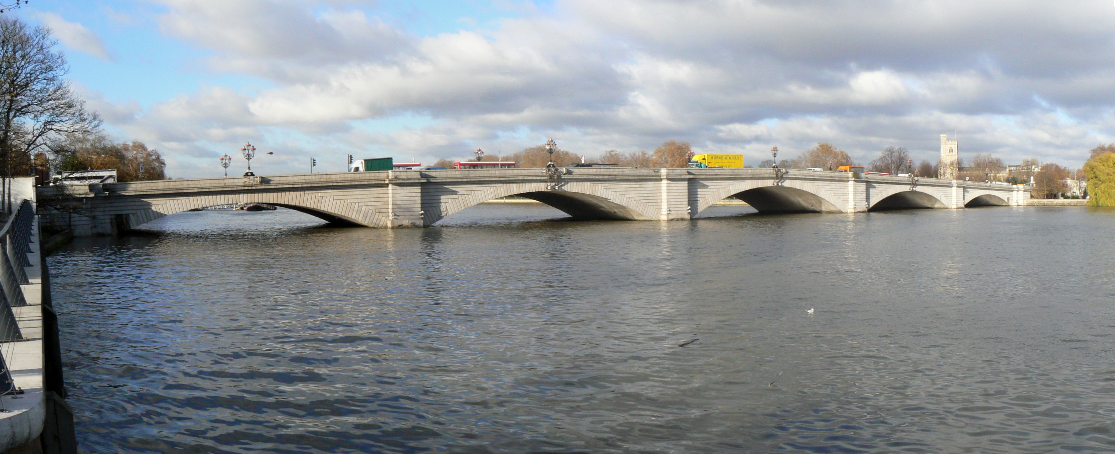 River Thames at Putney with Putney Bridge, SW15, covered by Locksmith South London