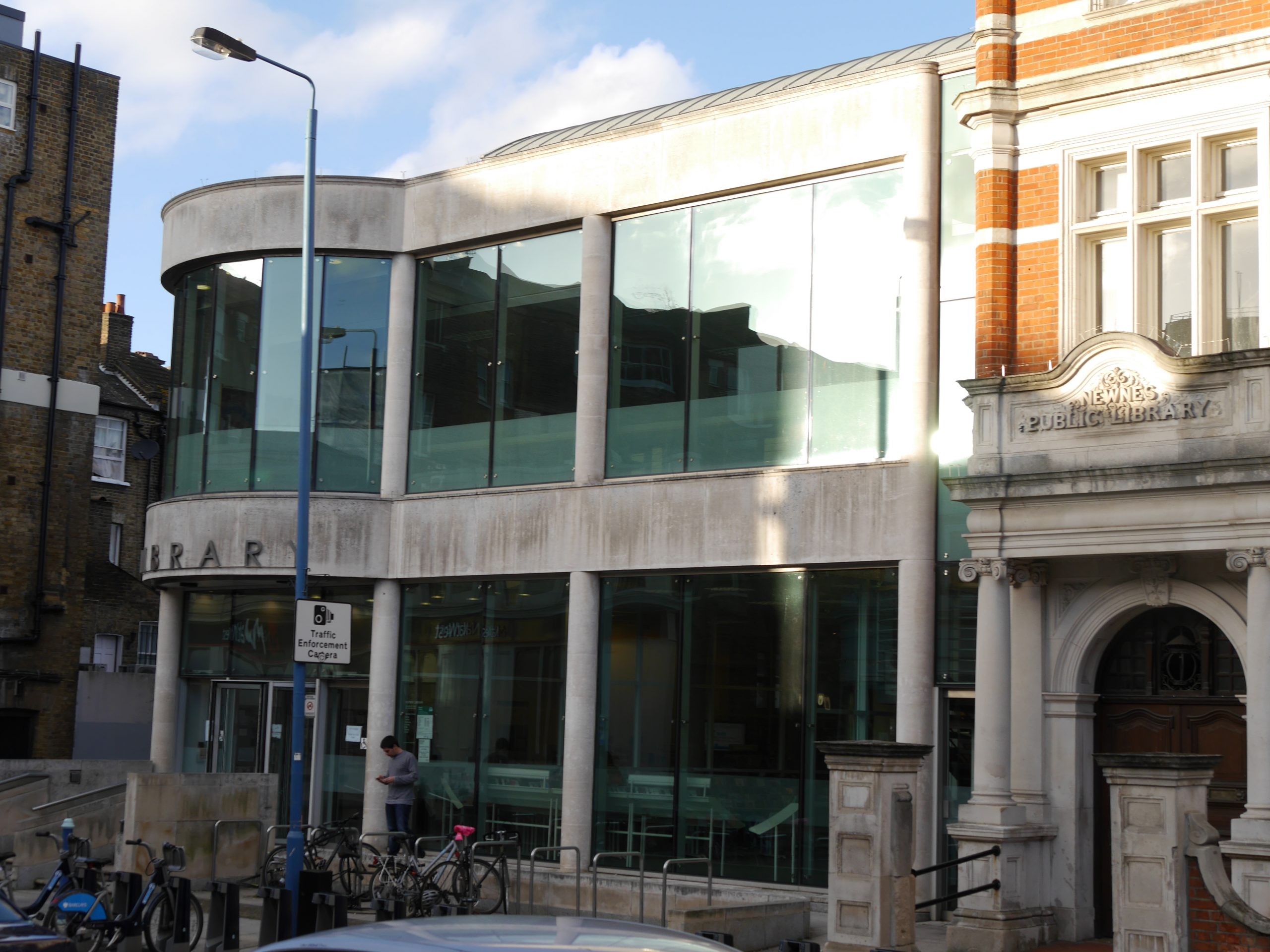 Putney Library public building on Disraeli Road, Putney SW15