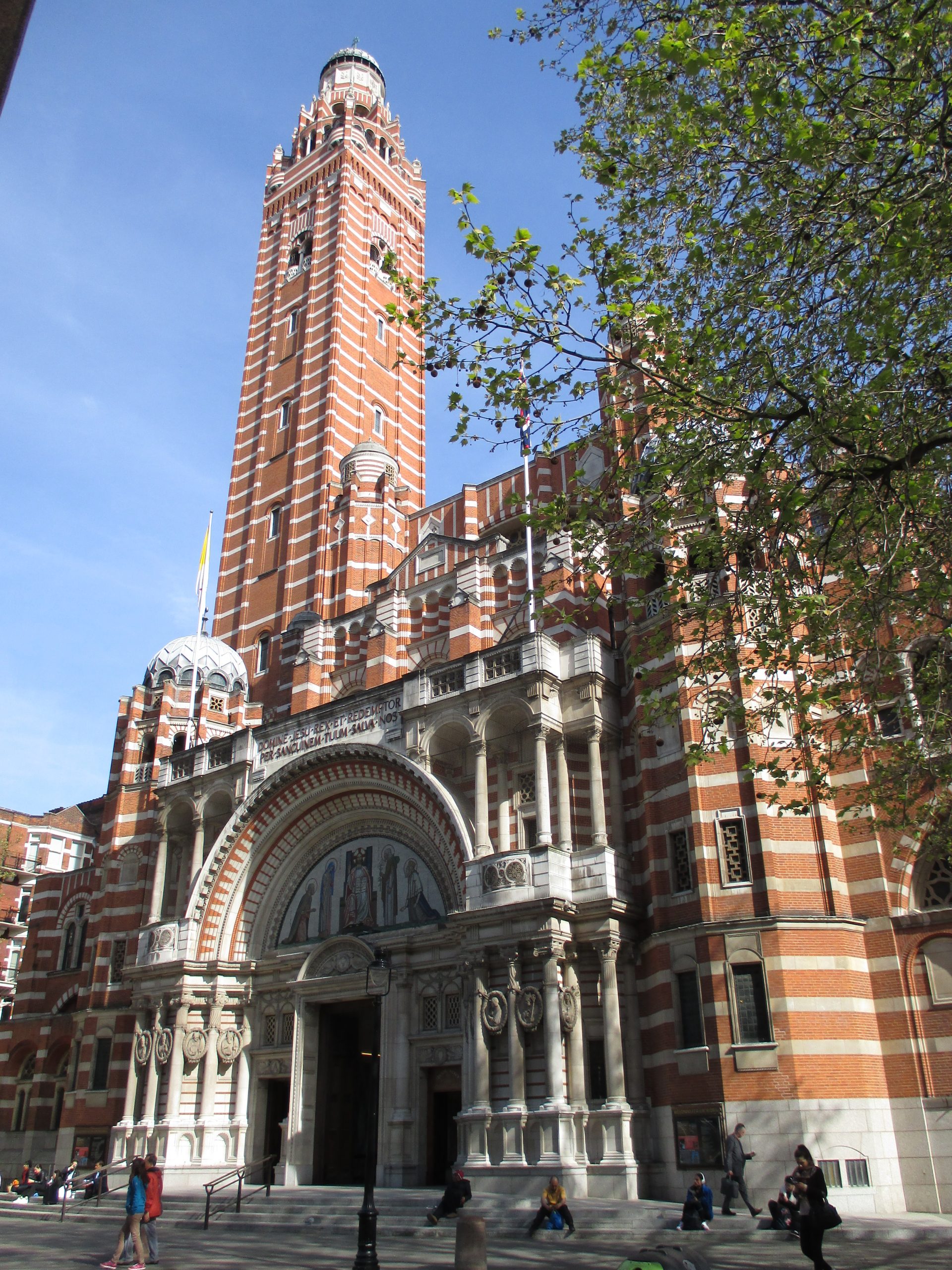 Westminster Cathedral exterior, Victoria SW1 served by Locksmith South London