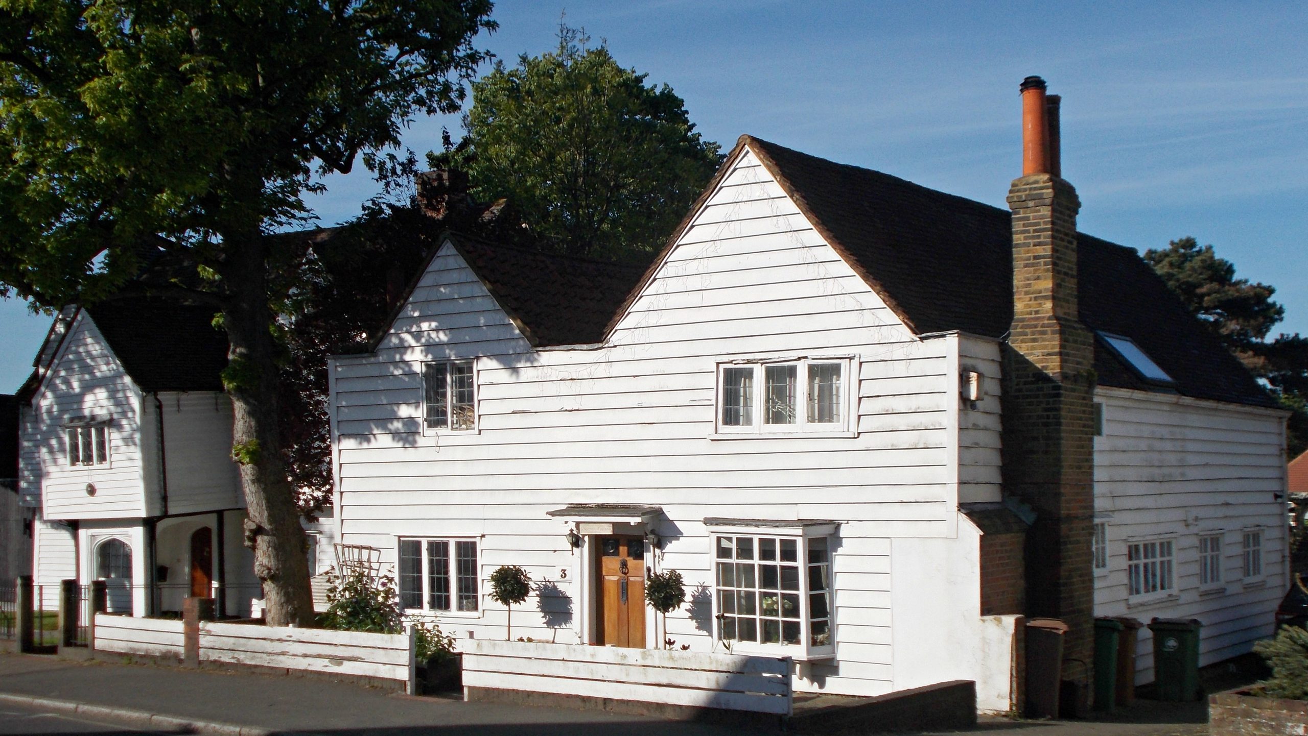 Whitehall, the Tudor timber-framed house on Malden Road in Cheam Village SM3, in the Locksmith South London coverage area