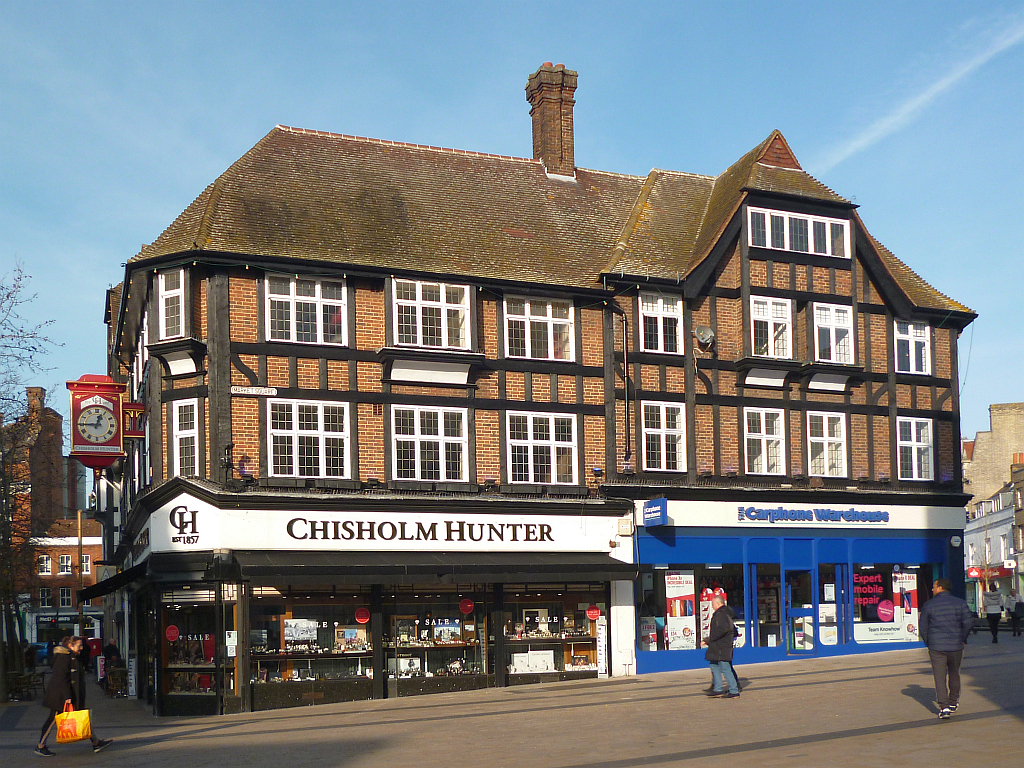 Market Square Tudor-revival clock building in Bromley BR1 town centre covered by Locksmith South London